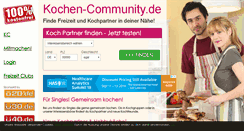 Desktop Screenshot of kochen-community.de